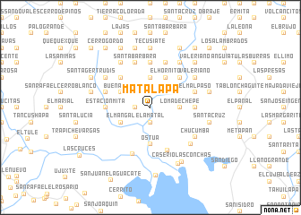map of Matalapa