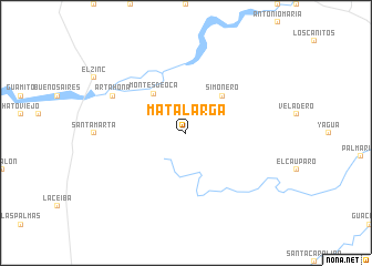 map of Mata Larga
