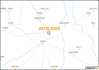 map of Matalengo