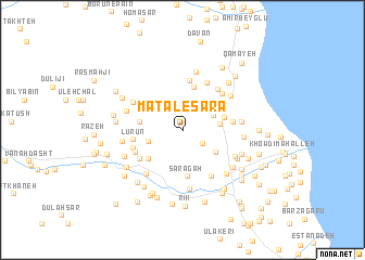 map of Maţāle‘ Sarā