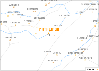 map of Mata Linda