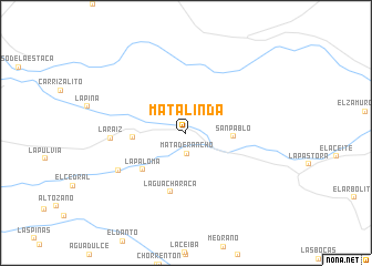 map of Mata Linda