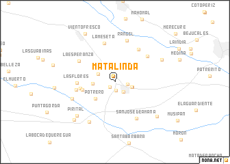 map of Mata Linda