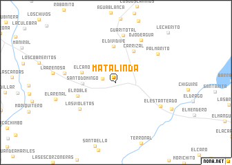 map of Mata Linda