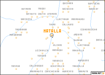 map of Matalla