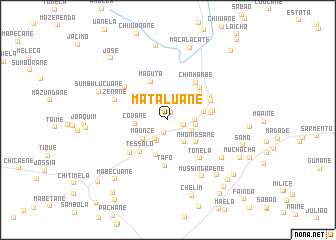 map of Mataluane