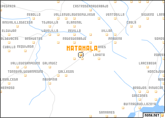 map of Matamala