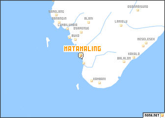 map of Matamaling