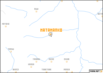map of Matamanko