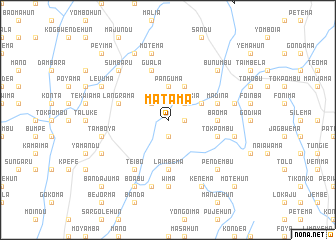 map of Matama