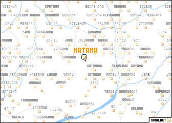 map of Matama