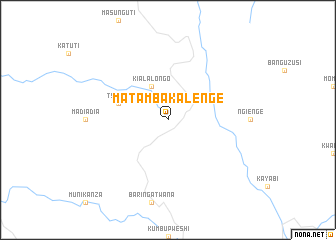 map of Matamba-Kalenge