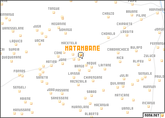 map of Matambane