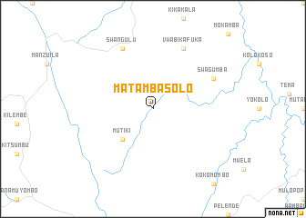 map of Matamba-Solo