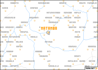 map of Matamba