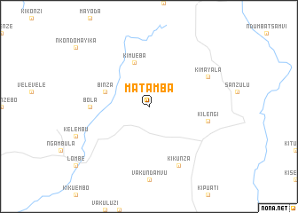 map of Matamba