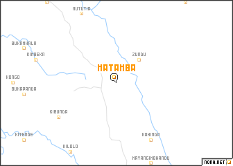 map of Matamba