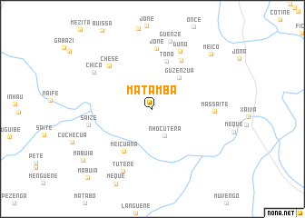 map of Matamba