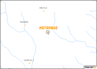 map of Matambwe