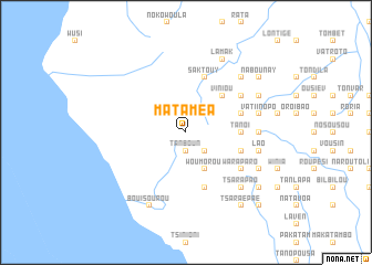 map of Mataméa