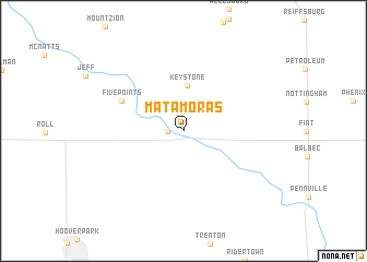 map of Matamoras