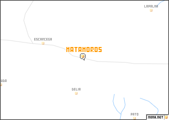 map of Matamoros