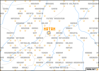map of Matam