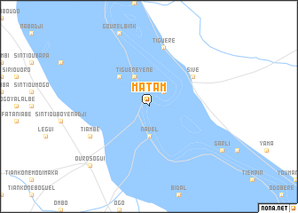 map of Matam