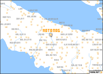 map of Matanag