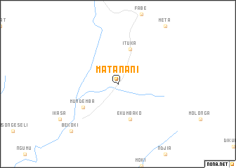 map of Matanani