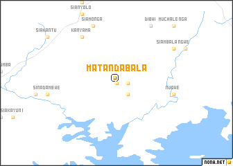 map of Matandabala