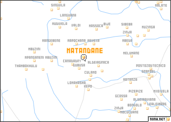 map of Matandane