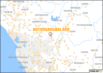 map of Matandang Balara