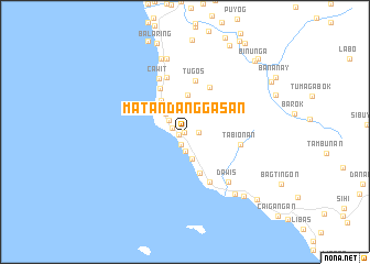 map of Matandang Gasan