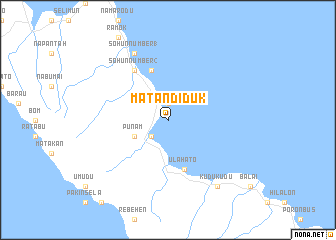 map of Matandiduk
