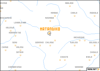 map of Matandiko