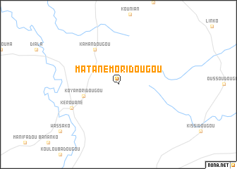 map of Matane Moridougou