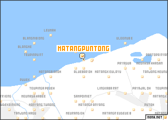 map of Matangpuntong