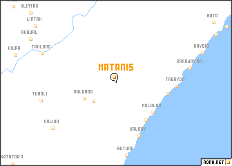 map of Matanis