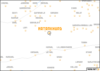 map of Mātan Khurd