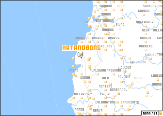 map of Matanobong