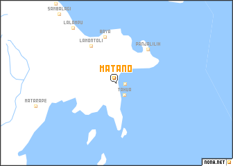 map of Matano