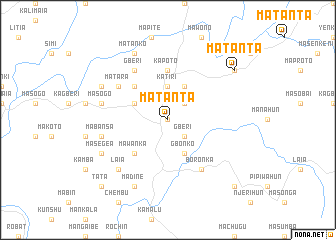 map of Matanta