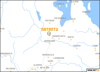 map of Matantu