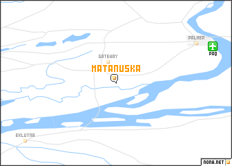 map of Matanuska