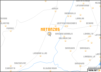 map of Matanzas