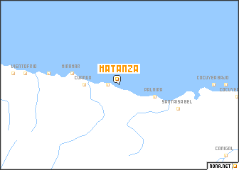 map of Matanza