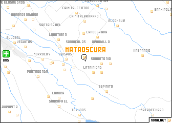 map of Mata Oscura