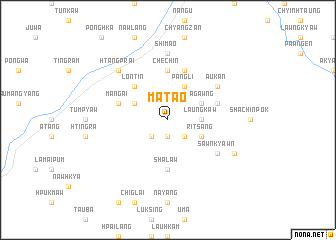 map of Matao