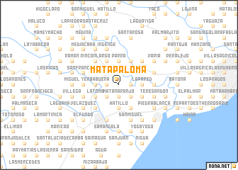 map of Mata Paloma